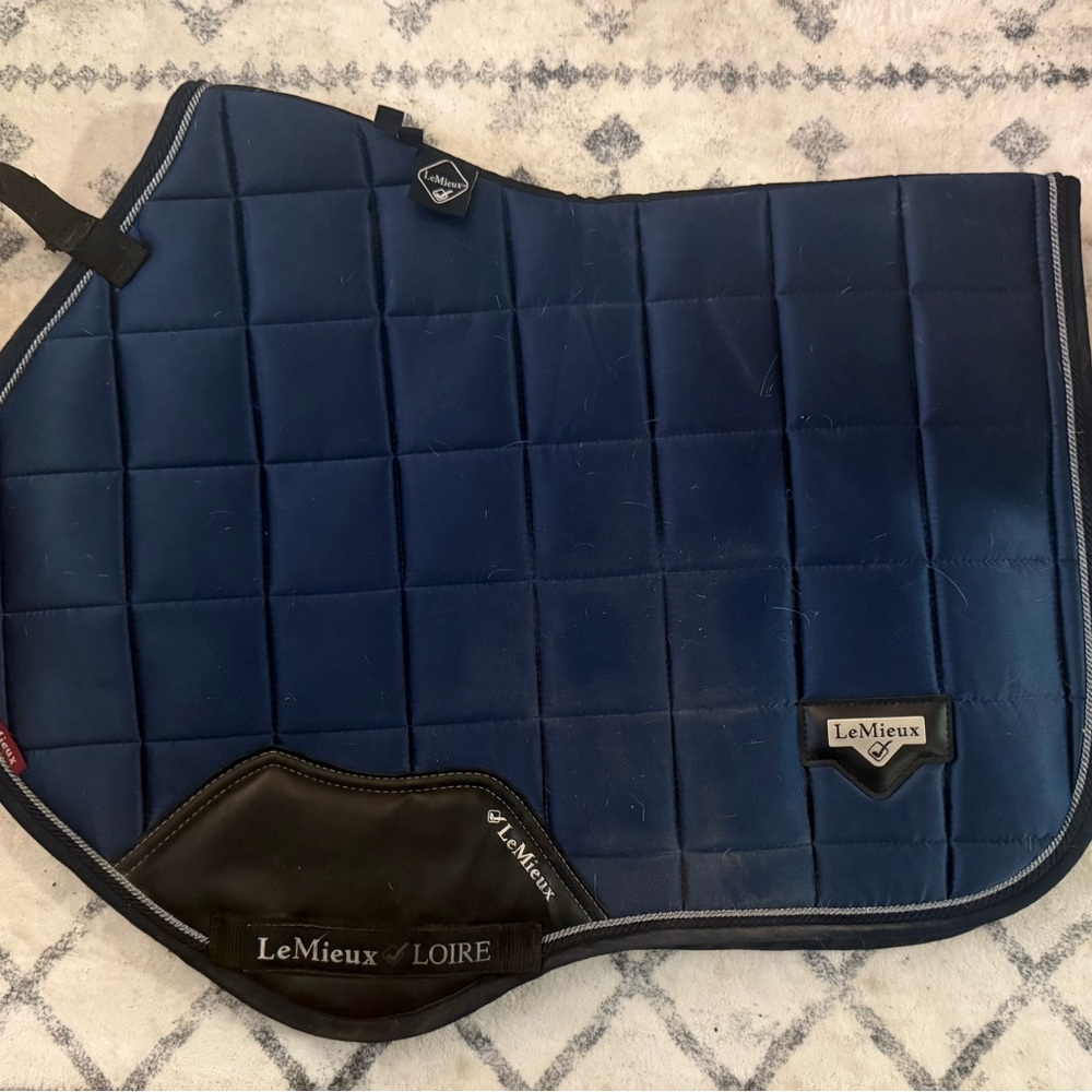 LeMieux Blue Quilted Saddle Pad & Halter
